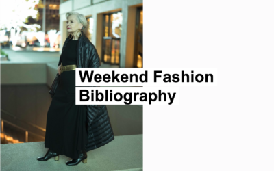 Weekend Fashion Bibliography